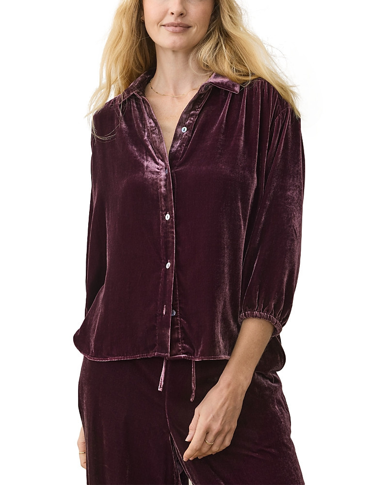 Marine Layer Bella Oversized Velvet Shirt | Bloomingdale's (US)