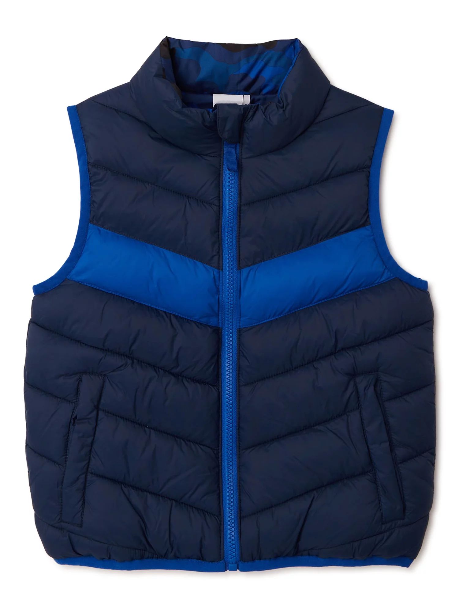 Swiss Tech Boys’ Family Matching Reversible Puffer Vest, Sizes 4-18 - Walmart.com | Walmart (US)