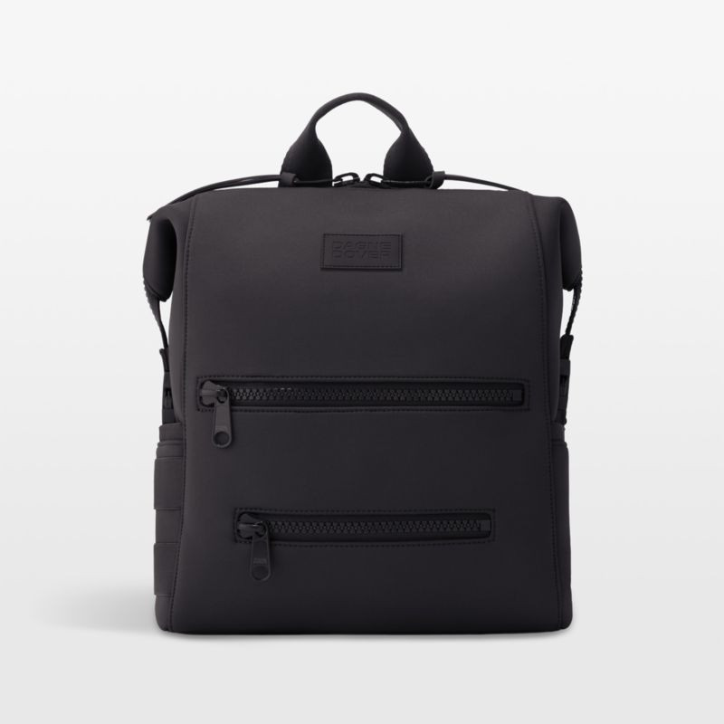 Dagne Dover Indi Onyx Medium Diaper Bag Backpack | Crate & Barrel