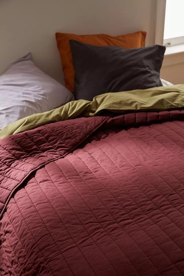 Urban Renewal Recycled Cotton Percale Quilt | Urban Outfitters (US and RoW)