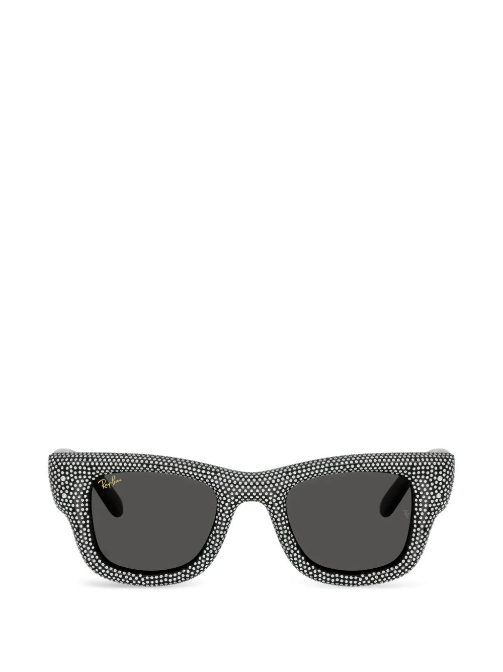 Ray-Ban Wayfarer Puffer pavè sunglasses - Black | Farfetch Global