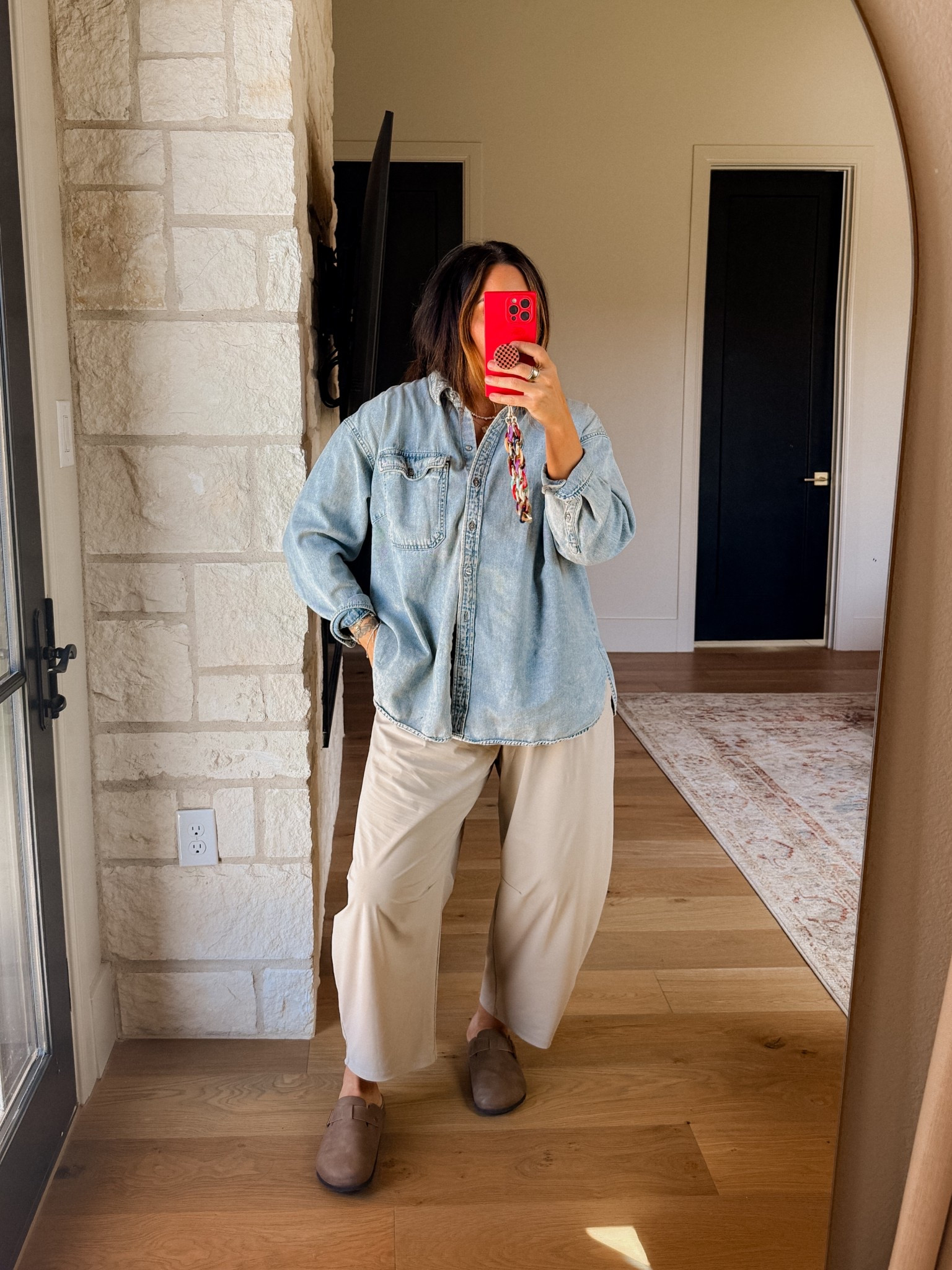 Denim button down: Xl
Barrel Athletic Pants: Large


#LTKMidsize #LTKStyleTip #LTKFindsUnder50