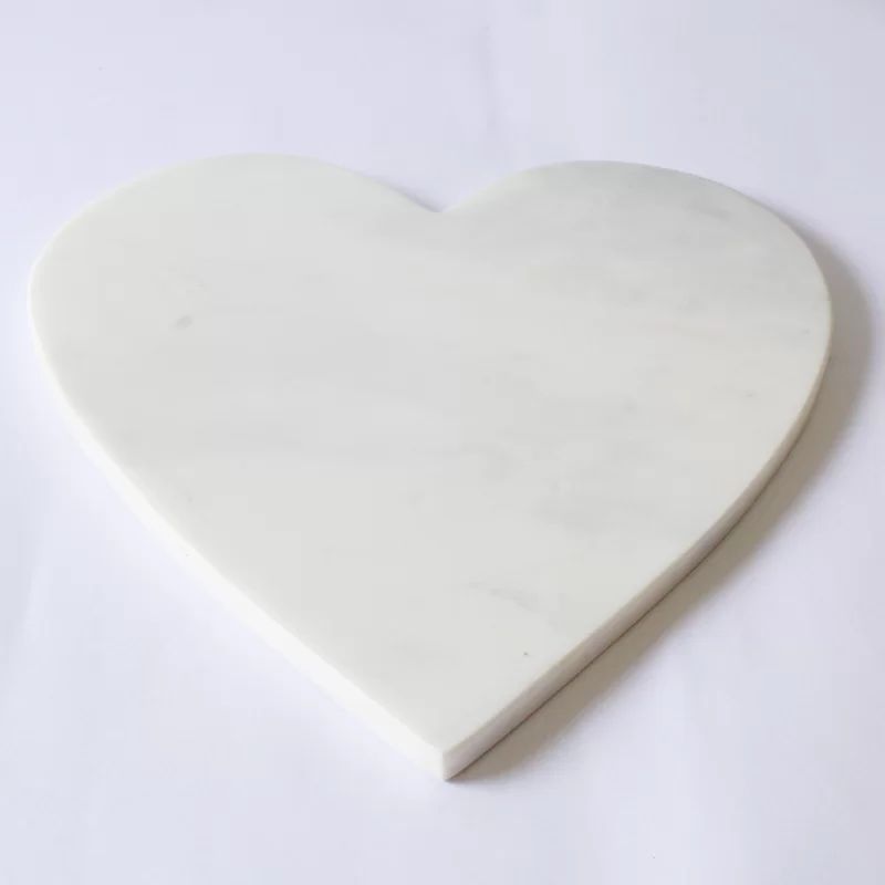 Latitude Run Wysong Marble Heart Shaped Cutting Board | Wayfair North America