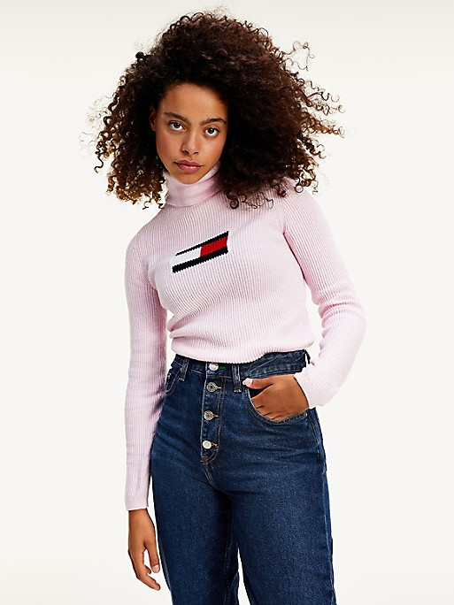 Tommy Flag Roll Neck Sweater | Tommy Hilfiger (US)