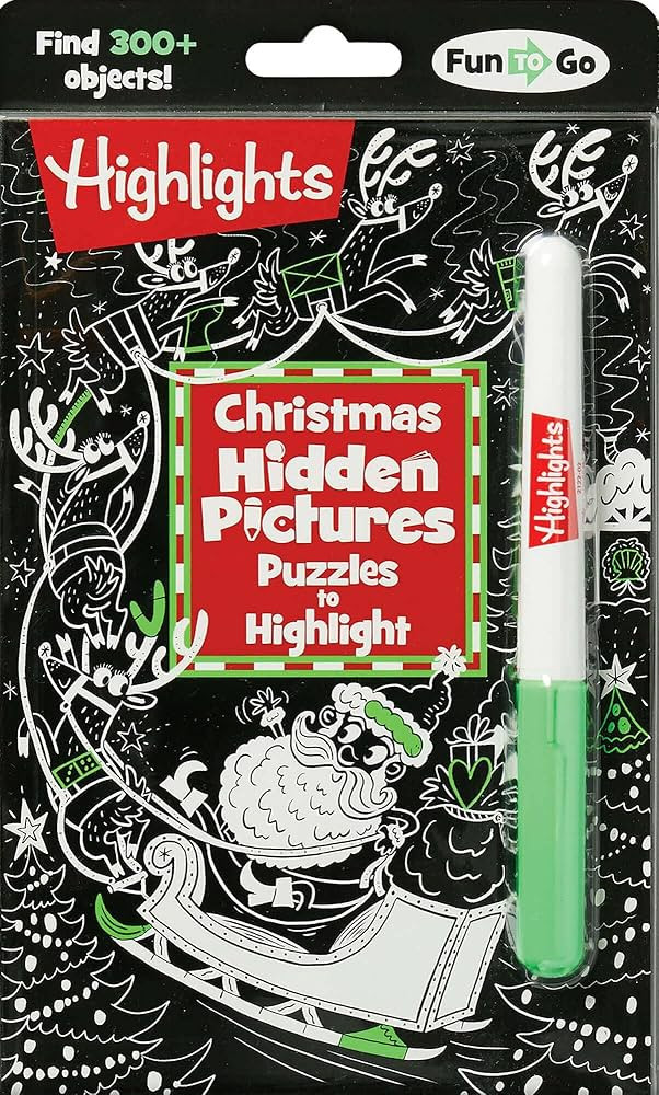 Christmas Hidden Pictures Puzzles to Highlight: Activity Book with Winter Puzzles, Over 300 Hidde... | Amazon (US)