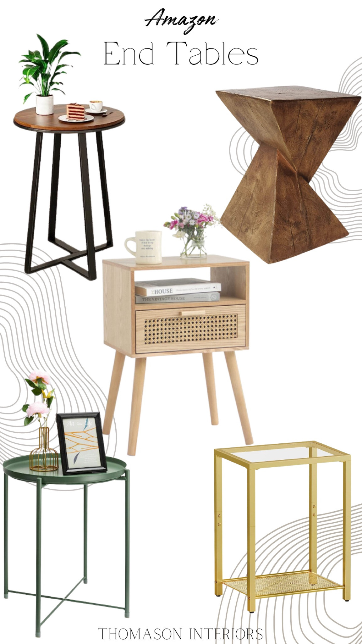 Here are some Amazon end tables all with 4 stars or higher! I picked out an array of styles so you can find one that fits your space😍#livingroom #inspiration #design

#LTKstyletip #LTKhome #LTKunder100