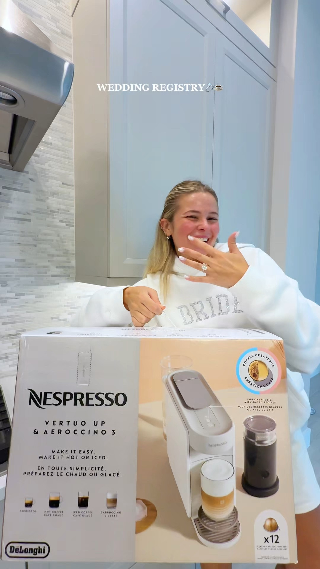 the wedding registry time has come💍🤍☕️ @crateandbarrel makes it super easy for all your nespresso needs! @ltk  #liketkit #CratePartner #CrateWeddings #CrateStyle