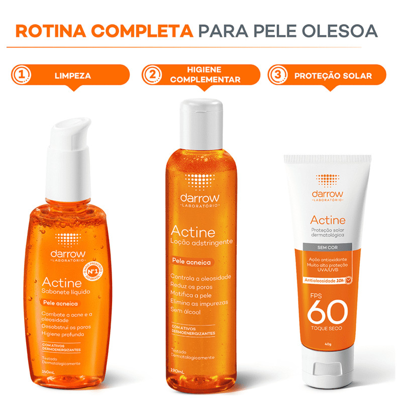 Adstringente Darrow Actine Pele Acneica Facial | Beleza na Web | Beleza Na Web (BR)