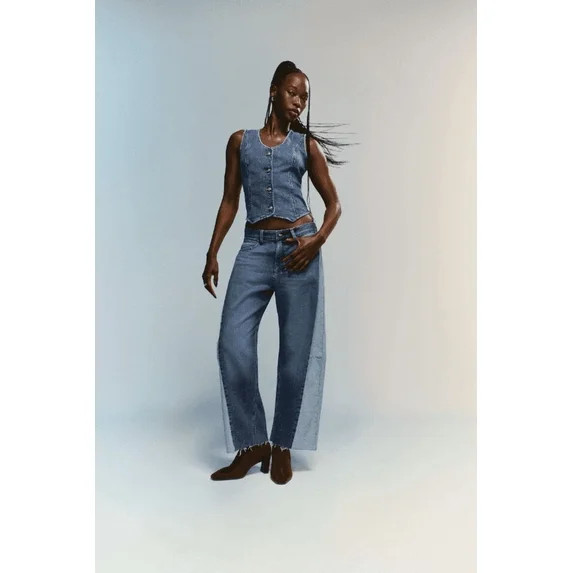 Lee® Women's Rider Low Slung Barrel Leg Denim Jeans | Walmart (US)
