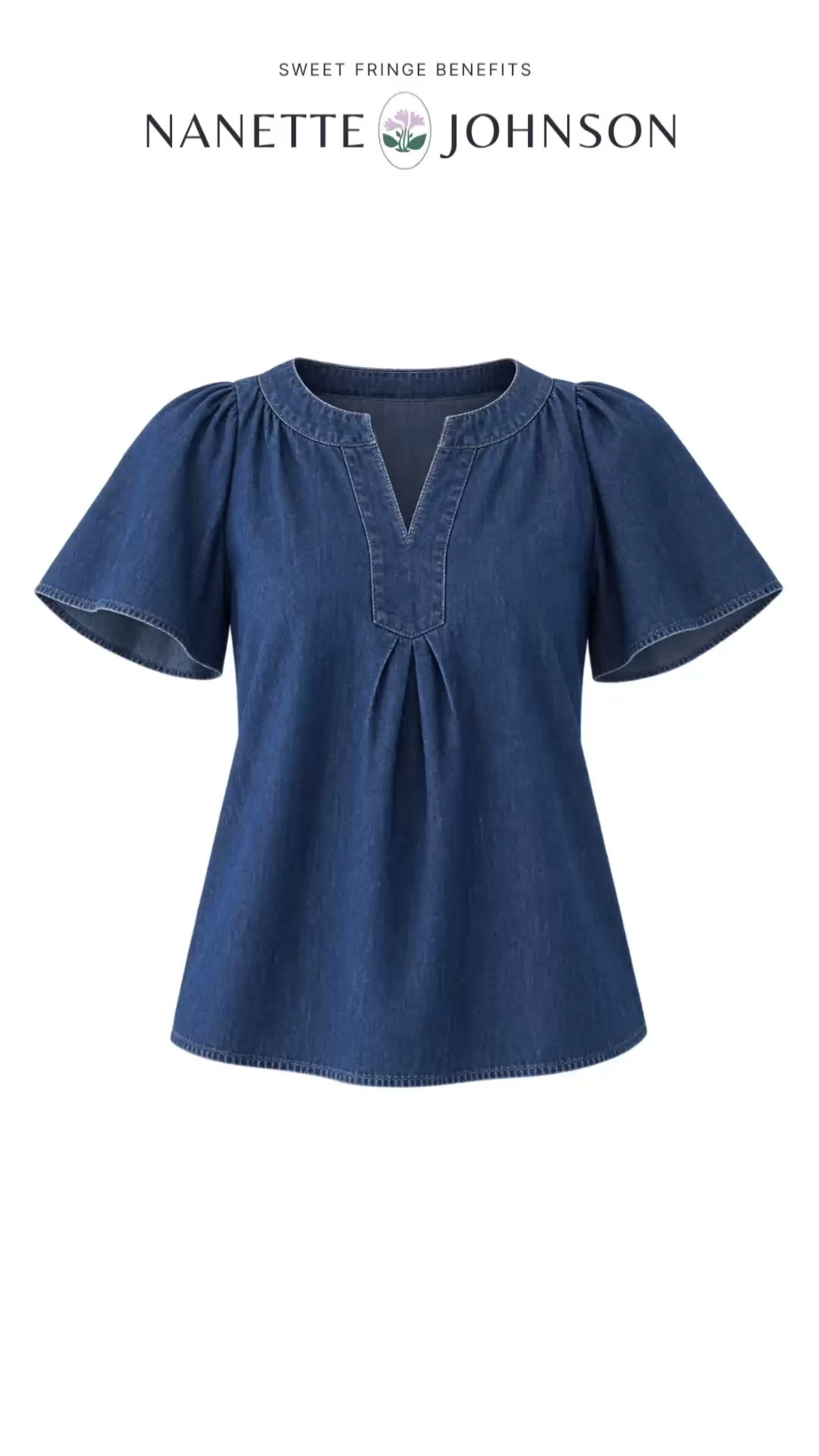 Check out our best-selling blouse. This denim split-neck top is an easy everyday staple with a flattering, relaxed shape. The subtle puff sleeves add just enough detail to make it feel special.

💡 LTK MADE EASY
❤️ Heart = Support my posts!
🔖 Save = Get sale & restock alerts
📋 Lists = Keep favorites organized
📲 Share = Send lists and products to a friend. Hello, Christmas List!
💬 Comment = Ask me anything about what I'm wearing.:-)

#LTKdayinmylife #LTKgrwm #LTKootd