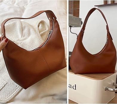 Hobo Handbags for Women, Vegan Leather Shoulder Bags for Women Clutch Purse Y2K Purse Handbags To... | Amazon (US)