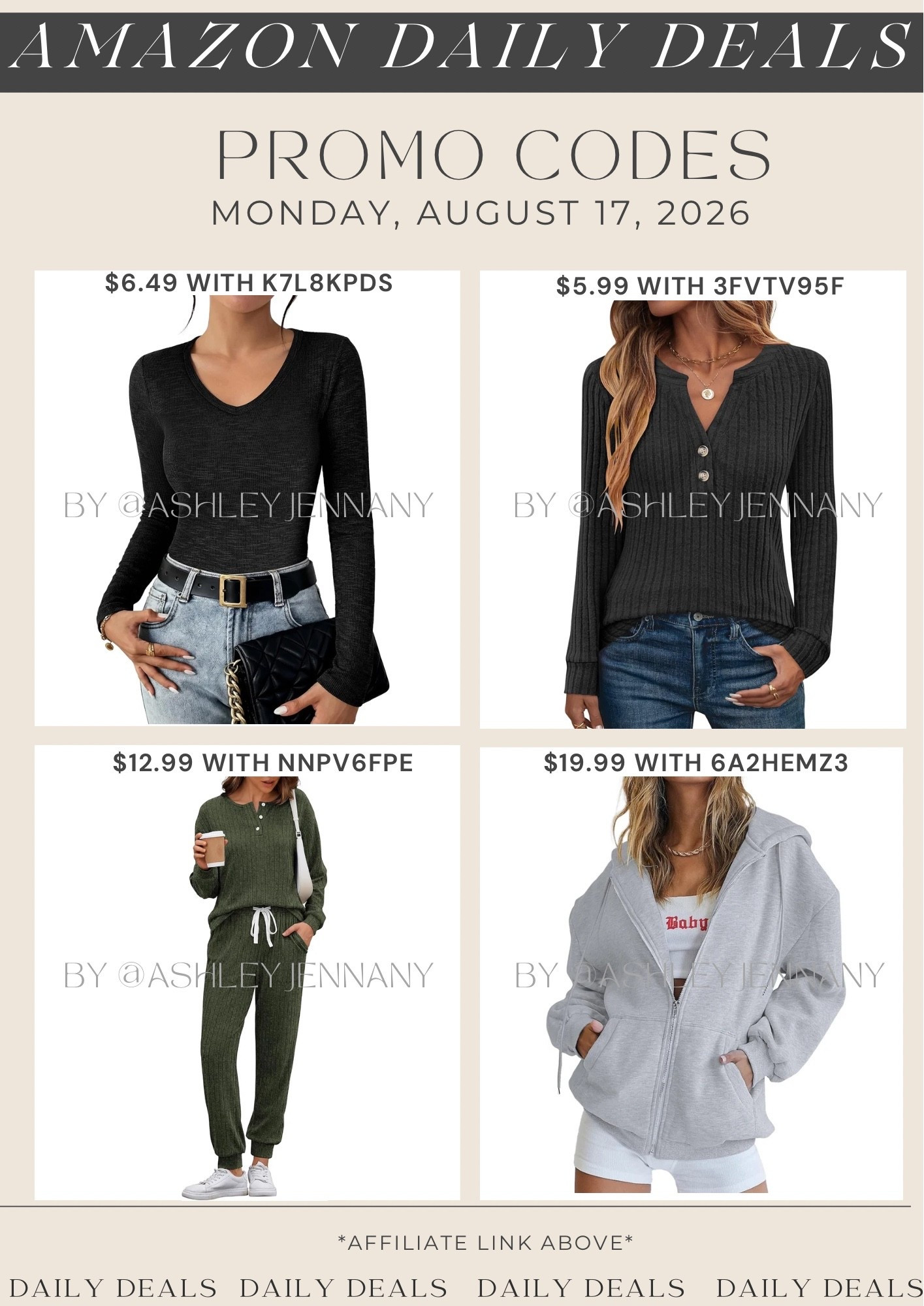 Amazon deals

#LTKSaleAlert #LTKMidsize #LTKSeasonal