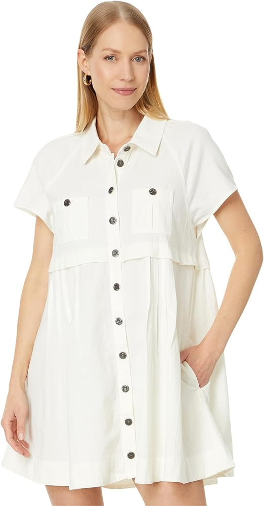 Free People Women's Ronnie Poplin Mini Dress | Amazon (US)