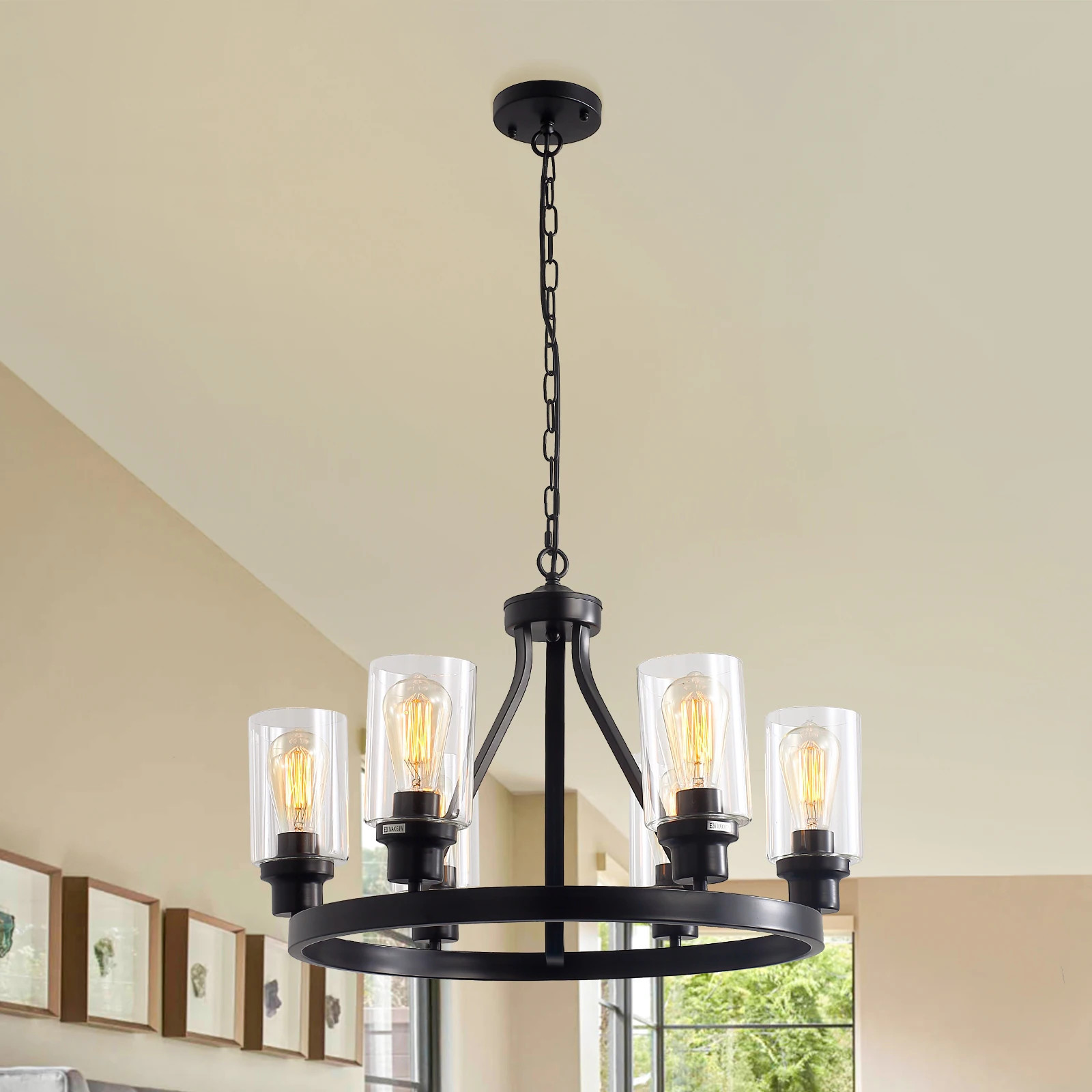 6-Light Modern Crystal Chandeliers | Bed Bath & Beyond