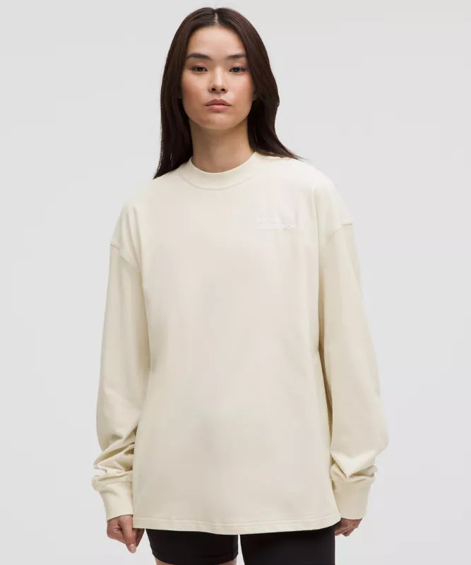 Heavyweight Cotton Crewneck Long-Sleeve Shirt | lululemon (AU)