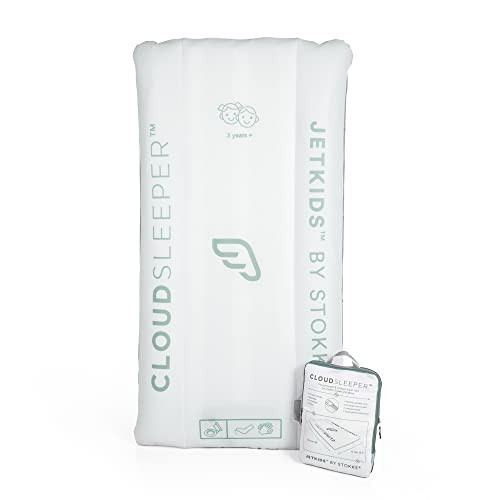 JetKids by Stokke CloudSleeper - Kids Inflatable Travel Bed - with Integrated Pump, Breathable Mesh Cover & Full-Length Bumpers to Keep Your Child Safe - Easy to Clean - for Ages 3+ | Amazon (US)