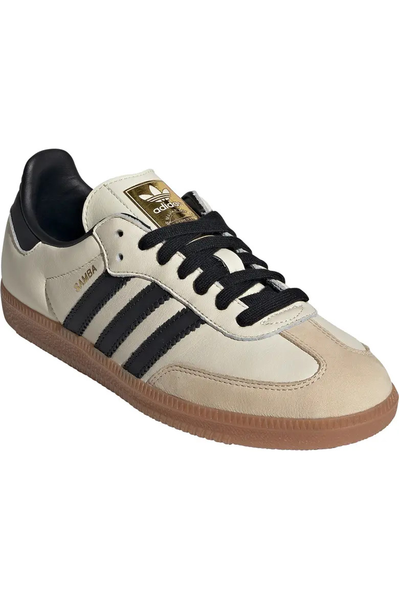 adidas Gender Inclusive Samba Sneaker in Black/off White/quartz at Nordstrom, Size 7 Women's | Nordstrom