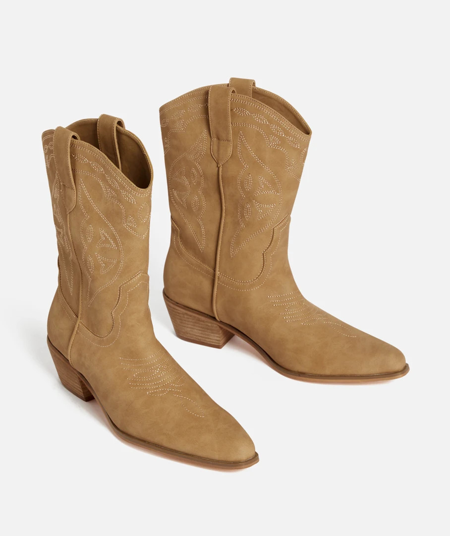 COREY WESTERN BOOT - TAN | Sportsgirl