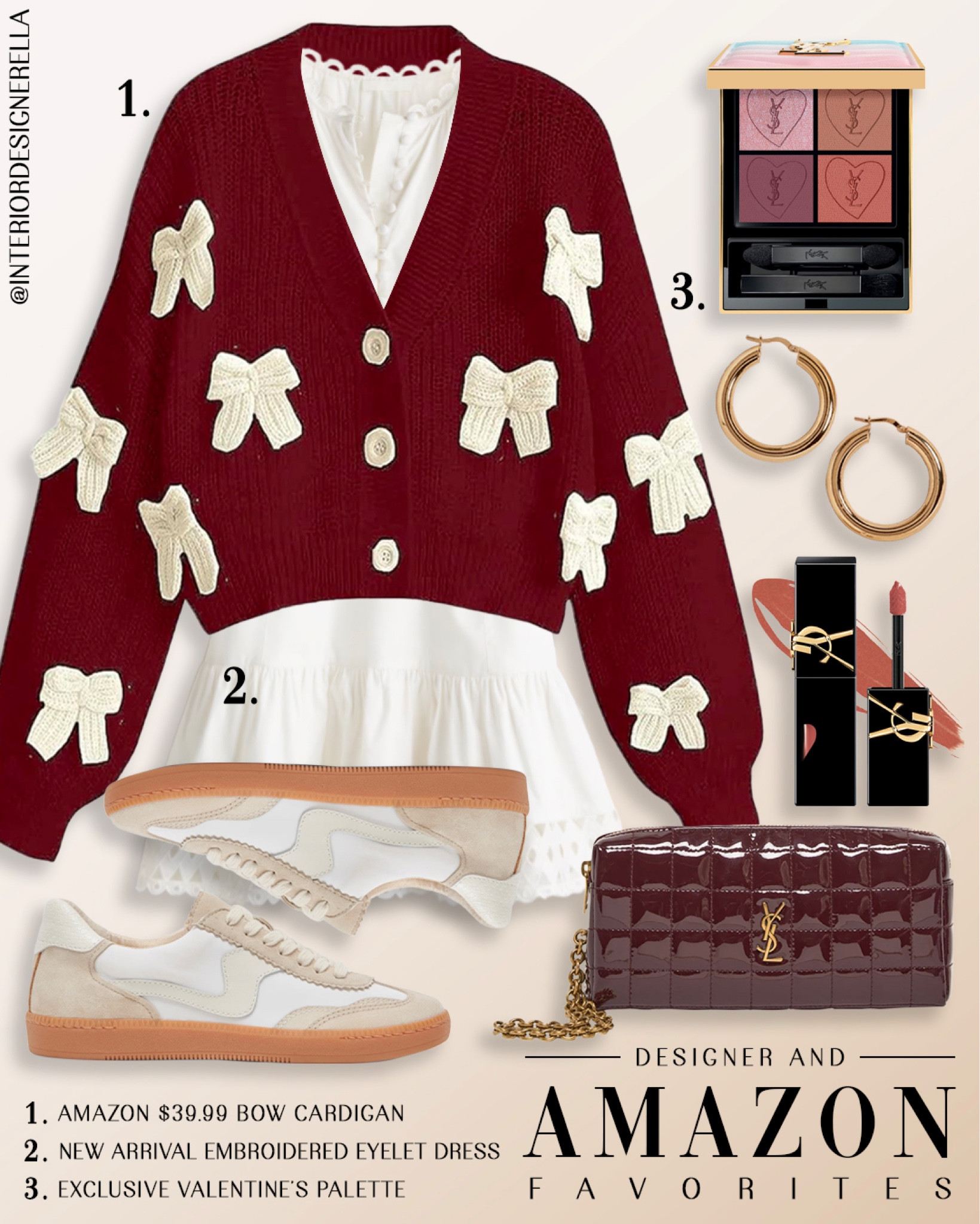 $39.99 Amazon bow 🎀 cardigan + exclusive Valentine's eyeshadow palette!✨ Share this post with a friend!!🤗 Click on the “Shop OOTD Collages” collections on my LTK to shop this post and more!🤗 Have an amazing day!! Xo!!

#LTKShoeCrush #LTKFindsUnder100 #LTKFindsUnder50