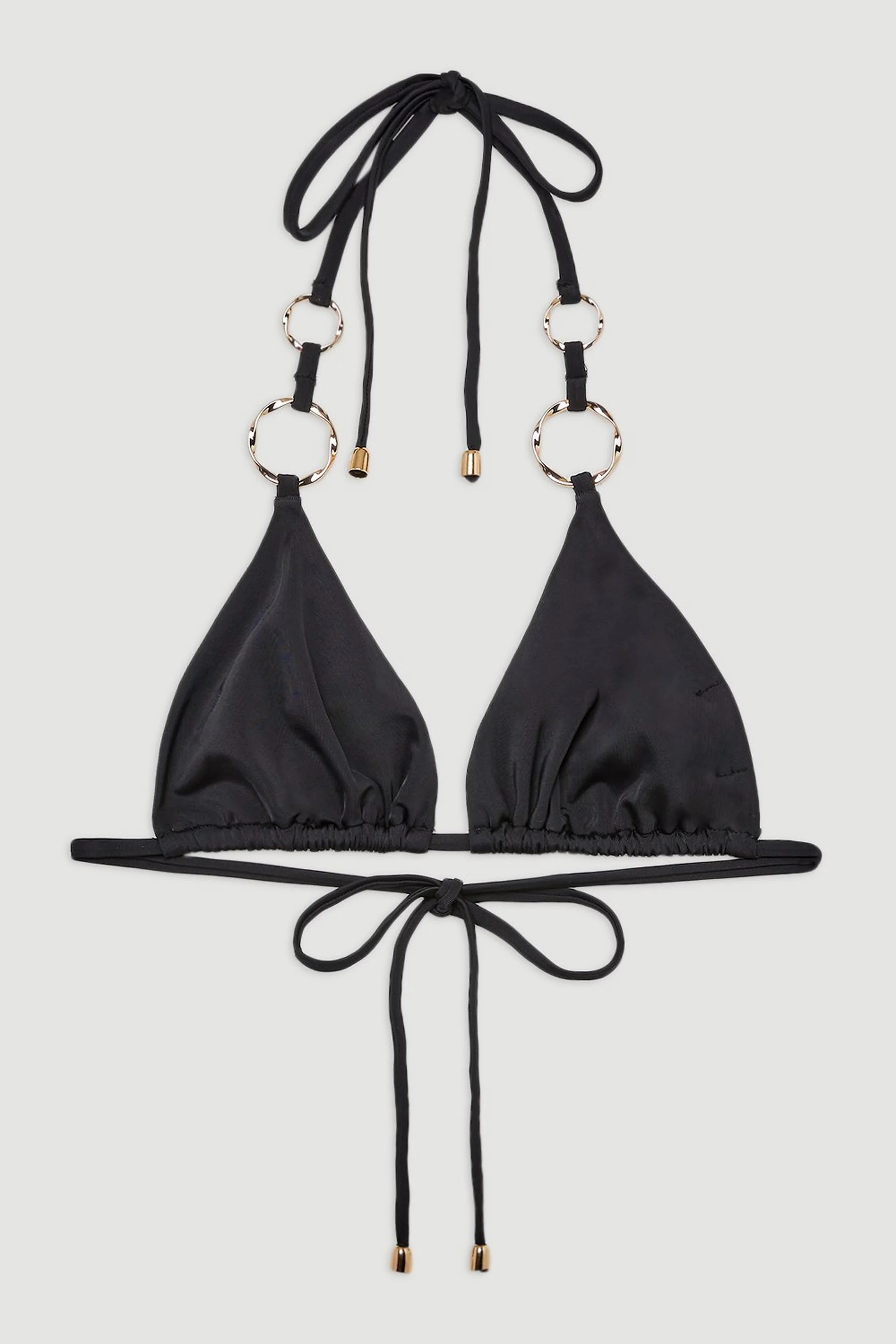 Ring Detail Bikini Top | Karen Millen UK + IE + DE + NL