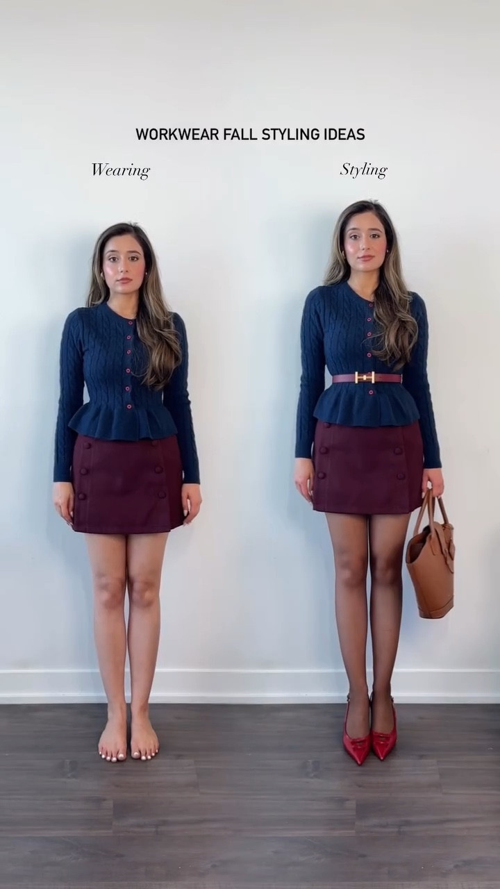 Use code: SHARONS15 for 15% off. Save this for inspo. 

A little hack I love: Use your scarves as ties! They look chic and add a great touch to the outfit. 

#wearingvsstyling #howtowear #workoutfits #officewear #falloutfitideas #stylingtips 

#LTKFindsUnder100 #LTKWorkwear #LTKStyleTip