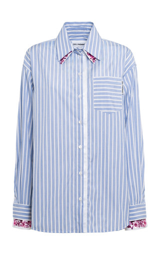 Striped Cotton Button-Up Shirt | Moda Operandi (Global)