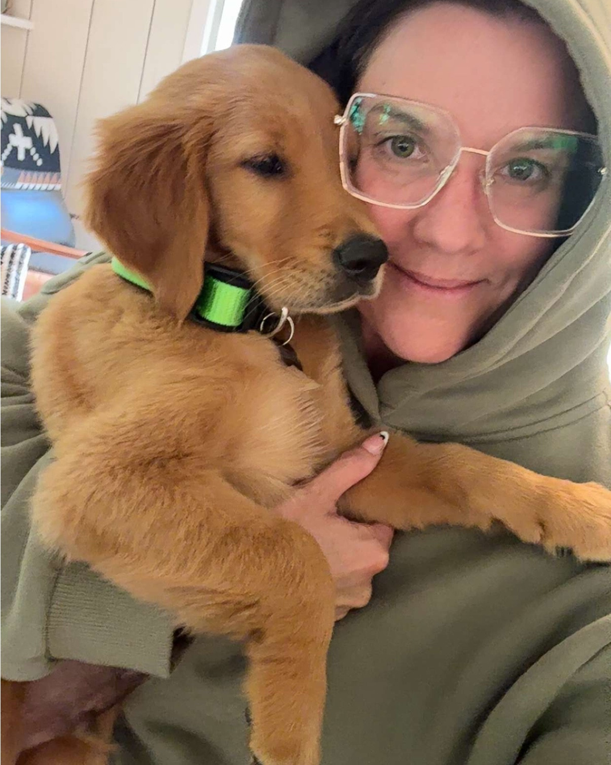 New grand-puppy and my favorite comfrt set! 
#comfrt 

#LTKActive #LTKOver40 #LTKFamily