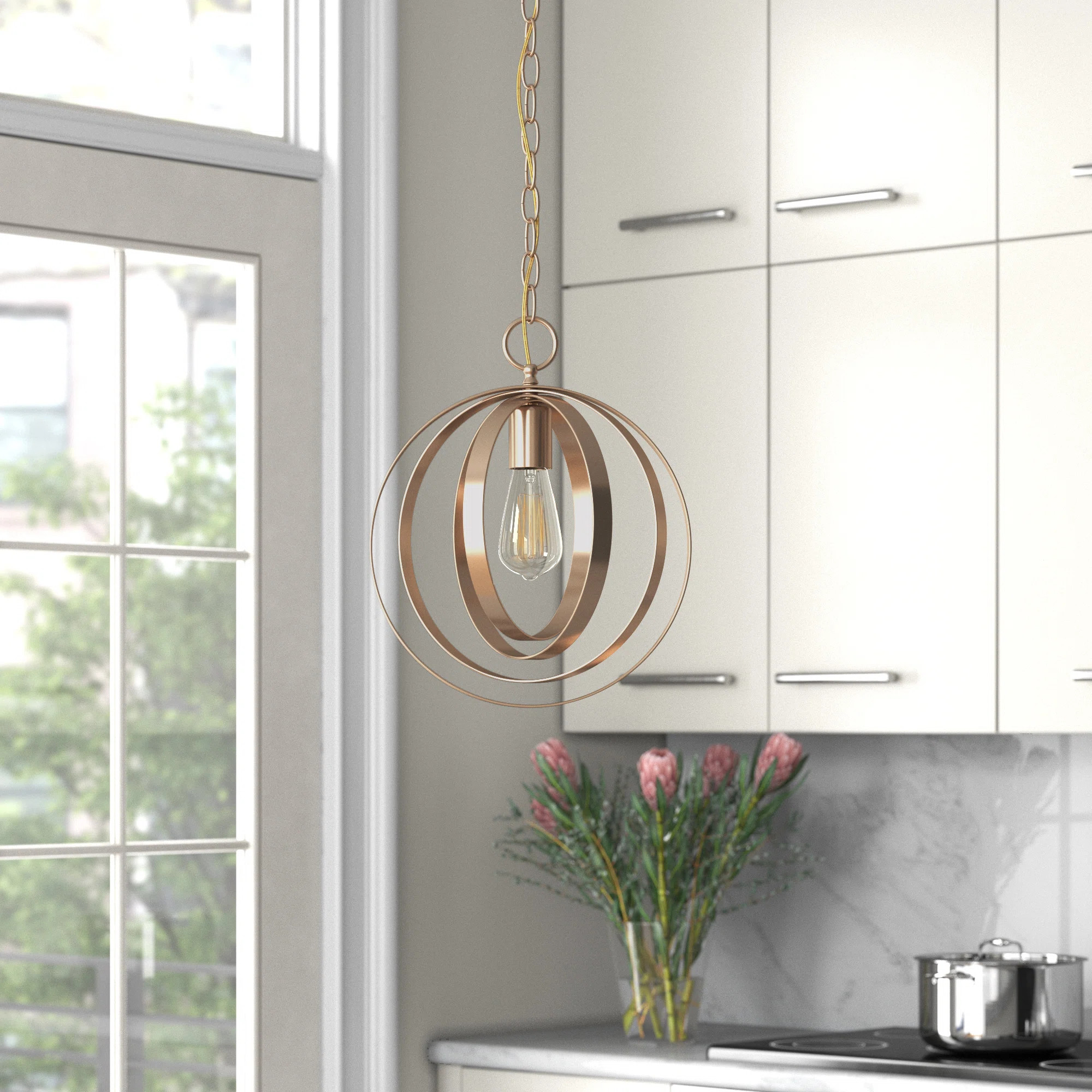 Mercury Row® Cueva 1 - Light Single Globe Pendant & Reviews | Wayfair | Wayfair North America