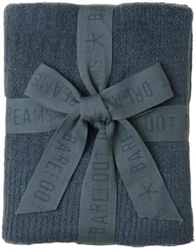 Barefoot Dreams CozyChic Lite Ribbed Baby Blanket, Smokey Blue 30"x40" | Amazon (US)