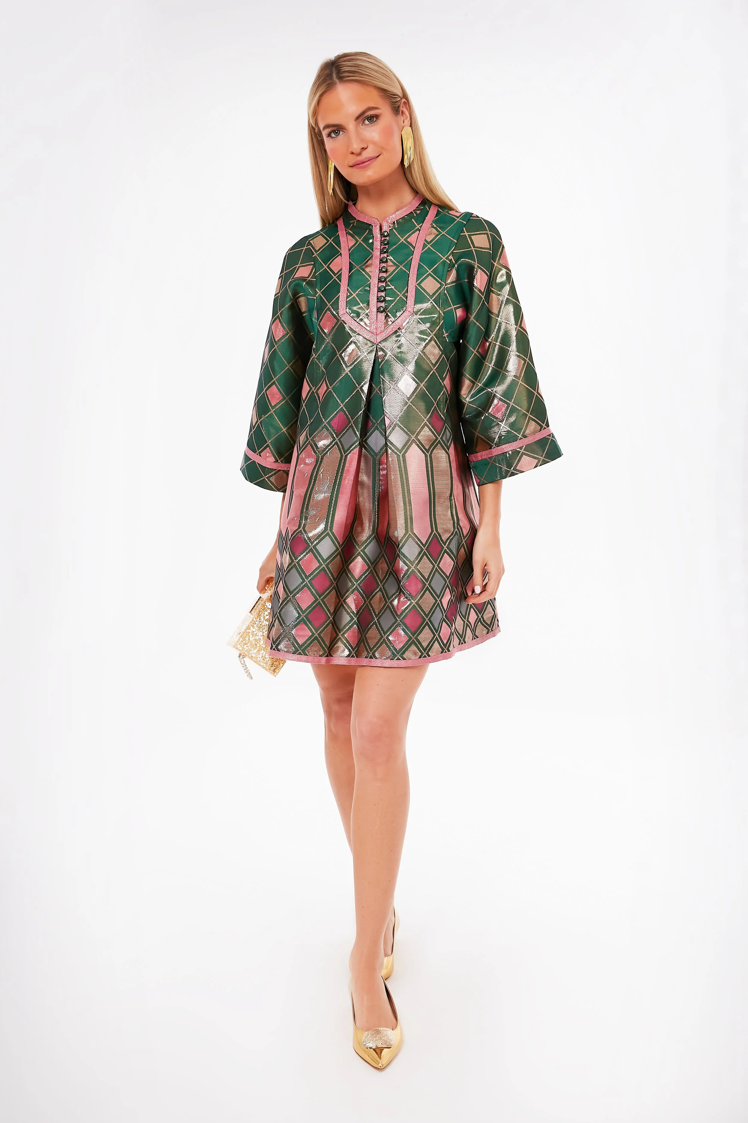 Metallic Mosaic Indre Dress | Tuckernuck (US)