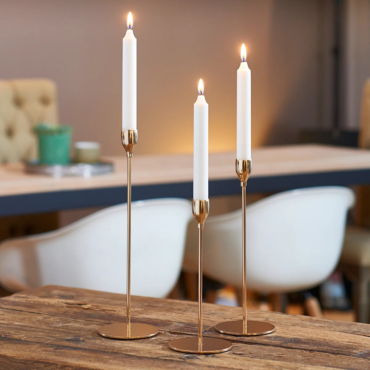 Ivy Bronx Tulip Top Taper Candle Holder Set & Reviews | Wayfair | Wayfair North America