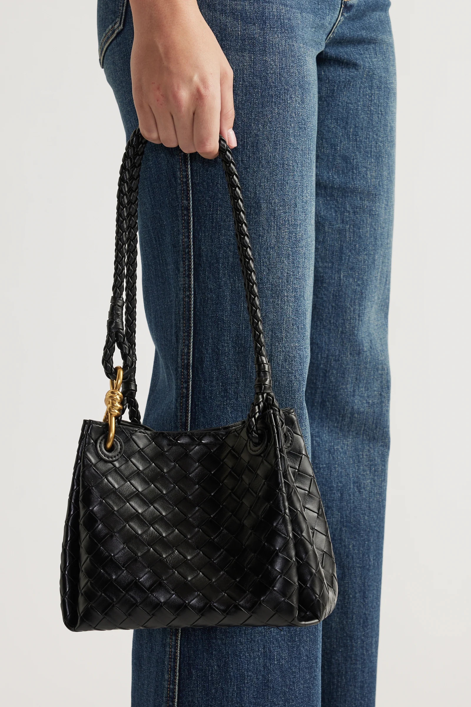 Macy Weave Bag - Black | DECJUBA