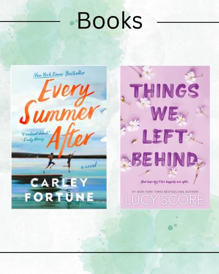 If you love books then check out these trending books at Target.

Books, book, fiction books, booktok, book lover, novel, gift idea, gift guide, every summer after, carley fortune, things we left behind, Lucy score

#books 

#LTKU #LTKhome #LTKSeasonal