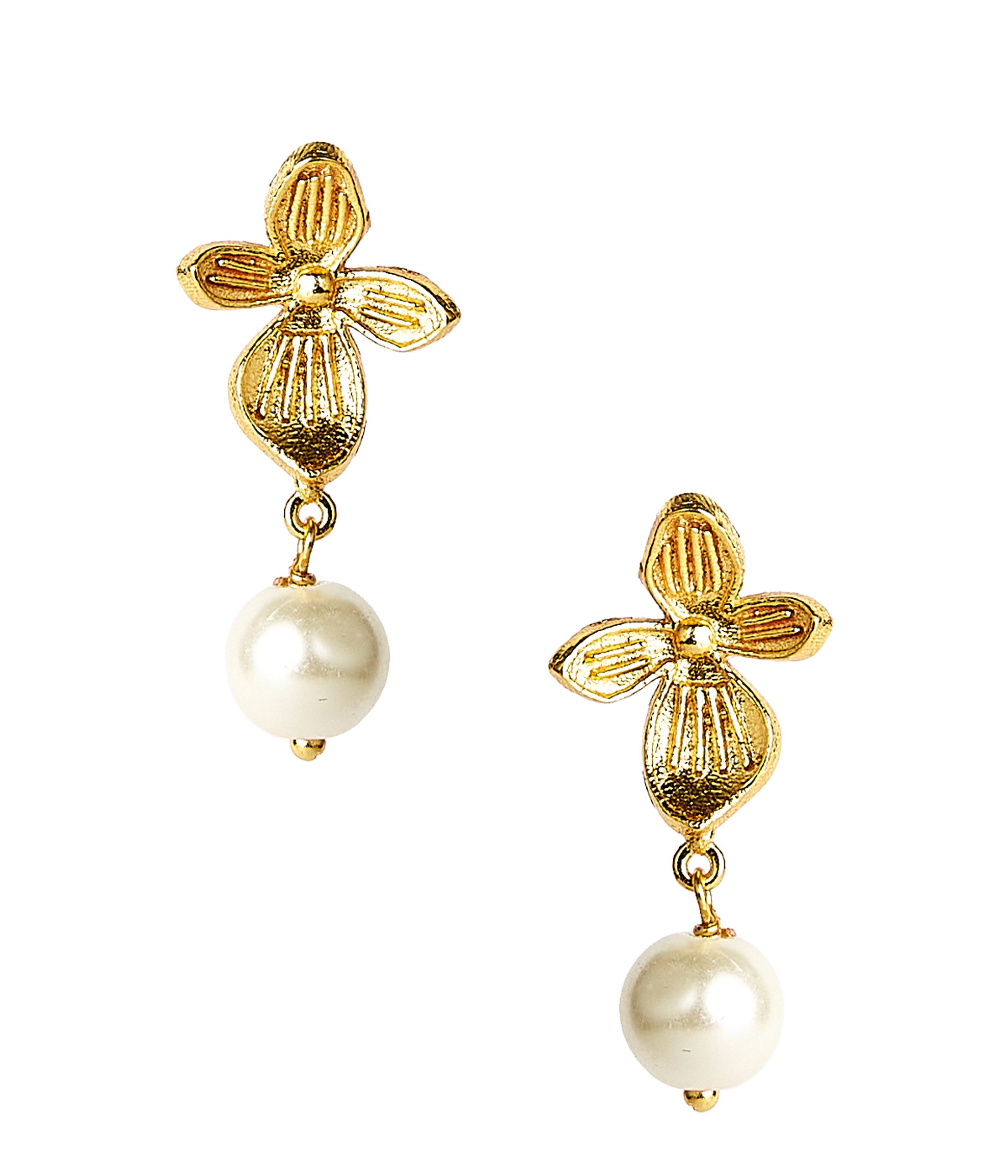 Limelight Pearl Drop Stud - Earrings | Lisi Lerch Inc