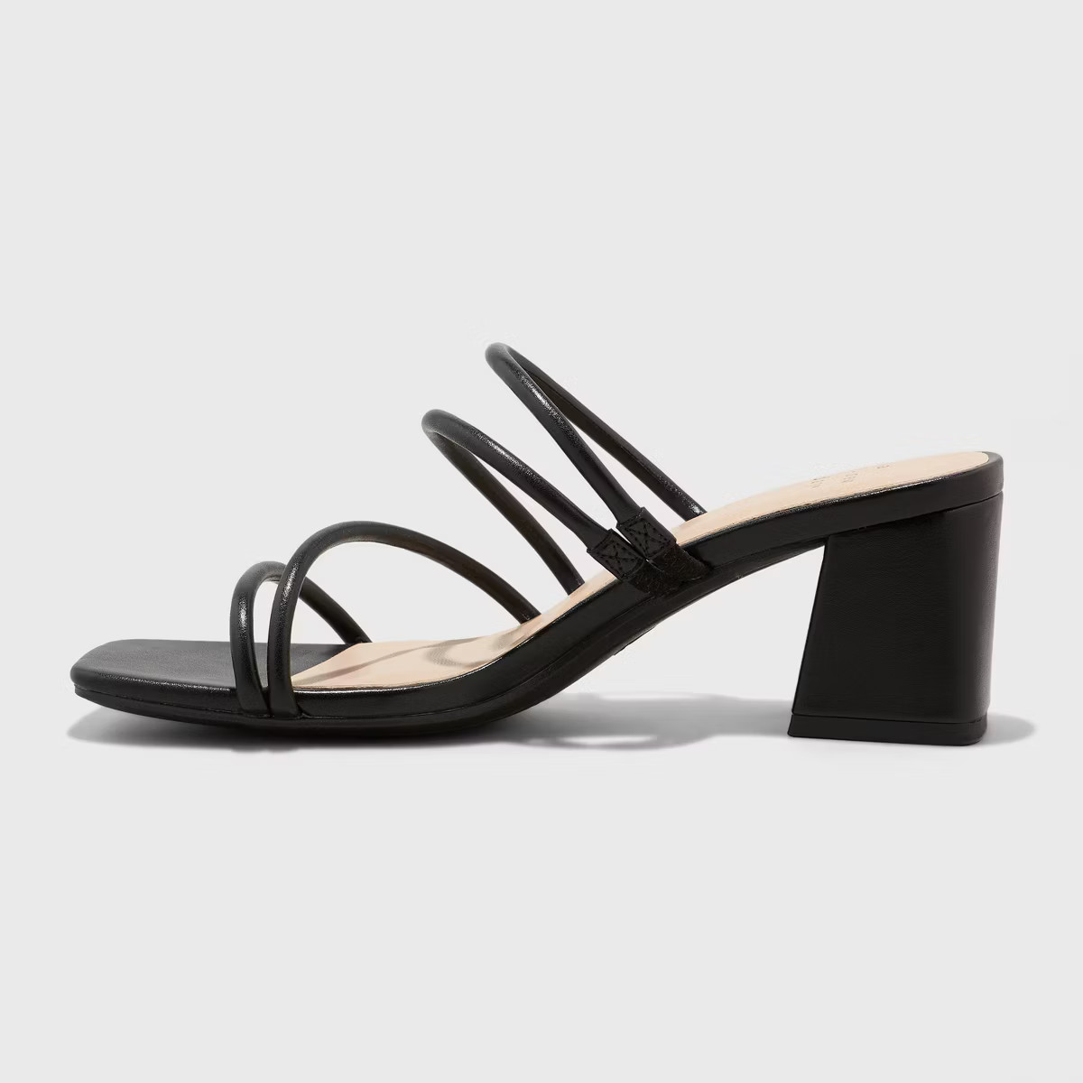 Women's Blakely Mule Heels - A New Day™ Black 8 | Target
