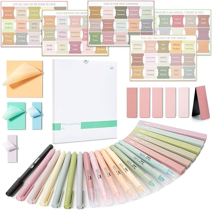 Mr. Pen- Bible Journaling Kit for Women, No Bleed Bible Highlighters and Colored Ink Gel Pens, Fi... | Amazon (US)