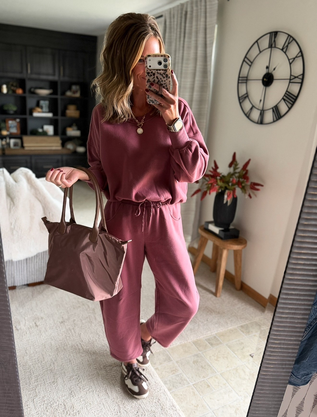 Walmart deals!! Last day to save. 
Sweatshirt medium
Pants/ medium (would prefer small, run big)
Shoes tts