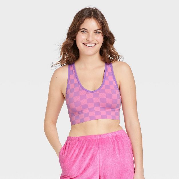 Women's Checked Brami - Colsie™ | Target