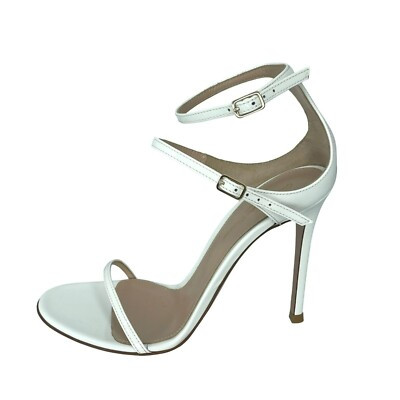 GIANVITO ROSSI White Patent Leather Double Buckle Stiletto Pumps - US 7.5 | eBay US