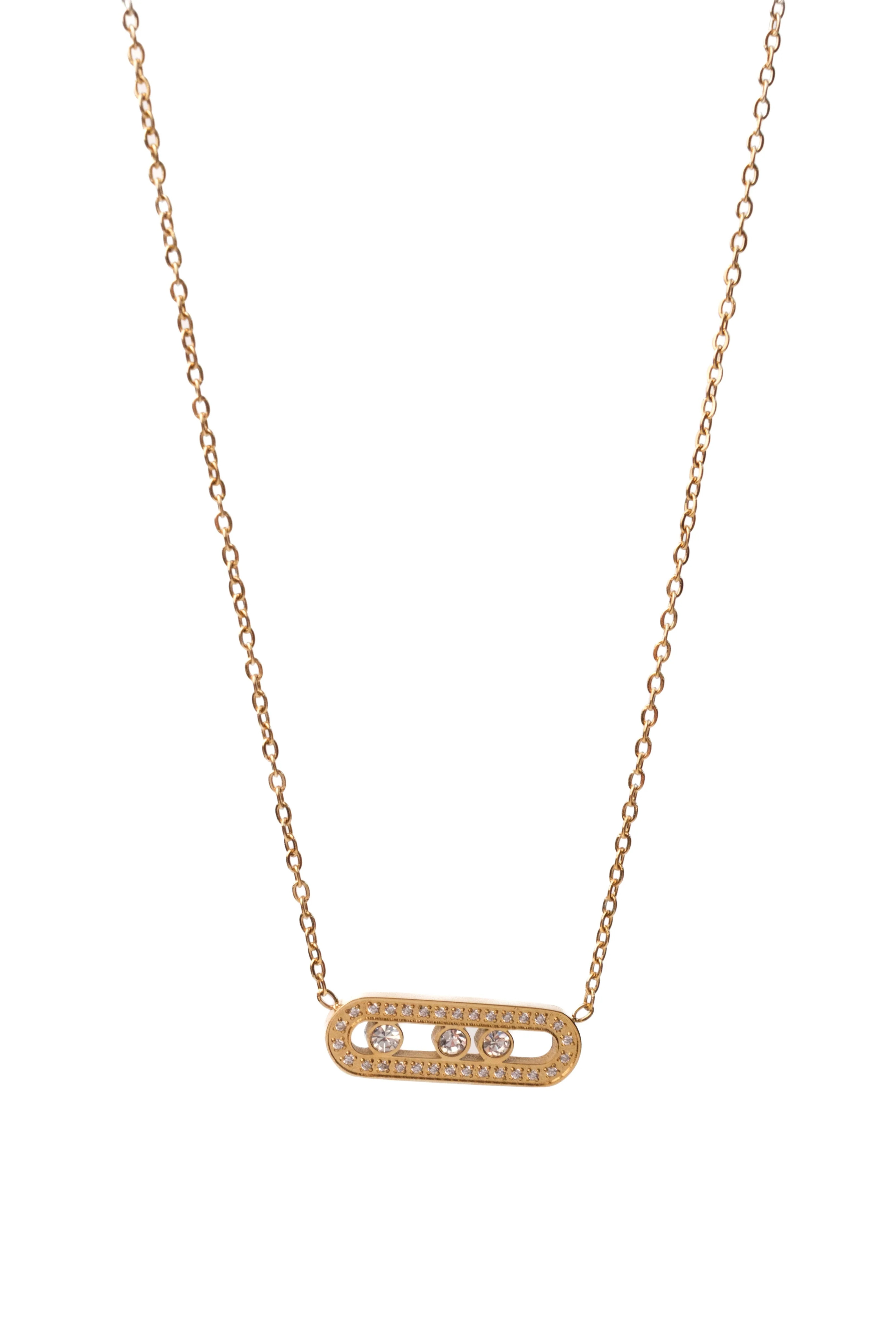 Monaco 316L Stainless Steel Necklace + Bracelet Duo | KC Chic Designs