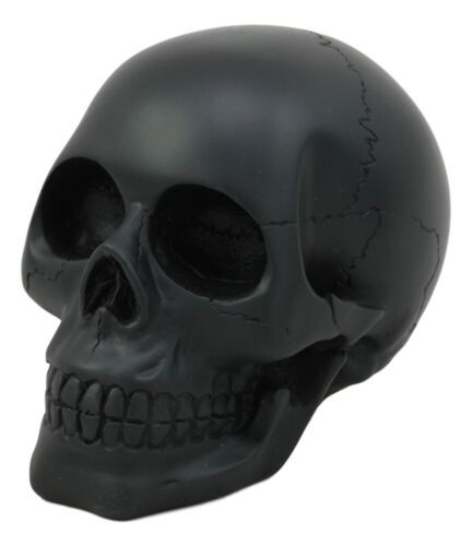 Ebros Charcoal Black Voodoo Skull Statue Graveyard Ossuary Cranium Decor Figurine Collectible | Walmart (US)