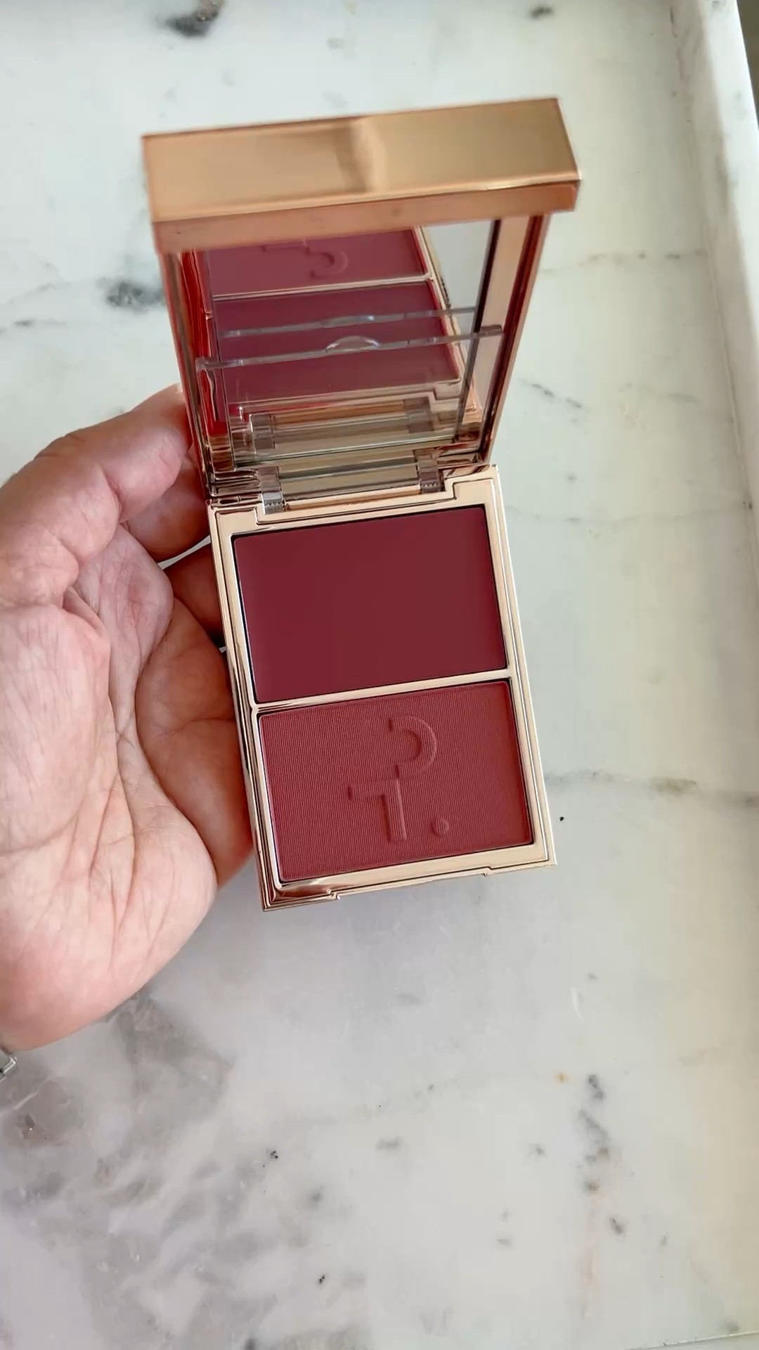 Patrick Ta Crème and powder blush duo in She Goes to the Gym.

#LTKOver40 #LTKBeauty #LTKmorningroutine