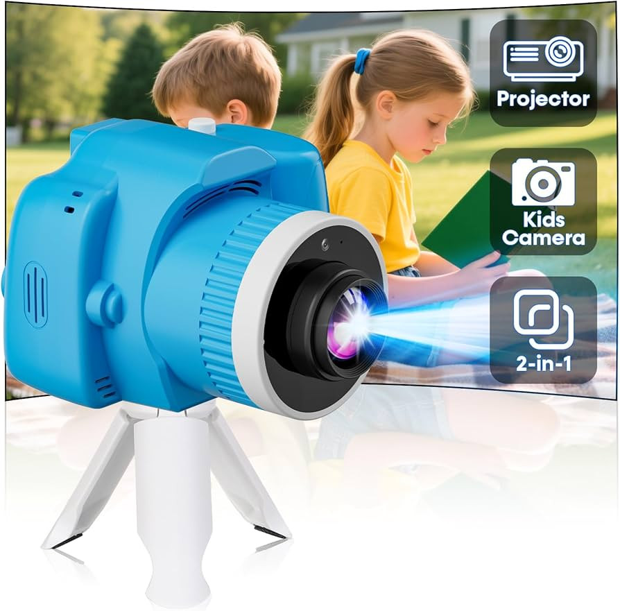 Kids Camera with Projector: Perfect Birthday Christmas Festival Gift for Boys Girls - Toddler Cam... | Amazon (US)