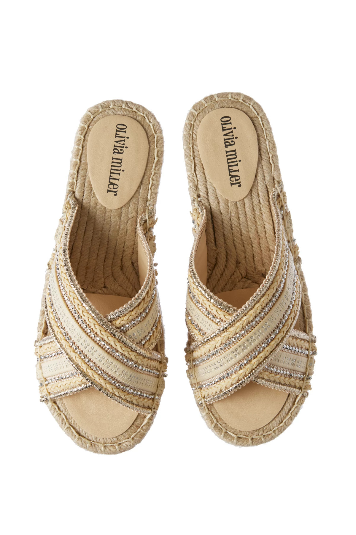 Metallic Beaded Slides | Everything But Water