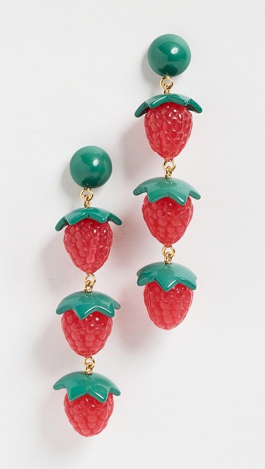 Raspberry Drop Earrings | Shopbop