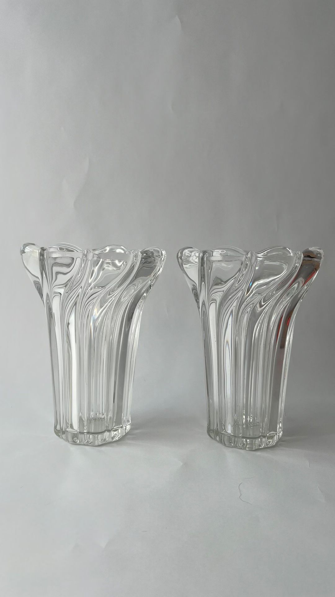 Glass Peppermint Twist Vase Mikasa Gift for Friend Housewarming Gift Home Décor Vintage Flower V... | Etsy (US)
