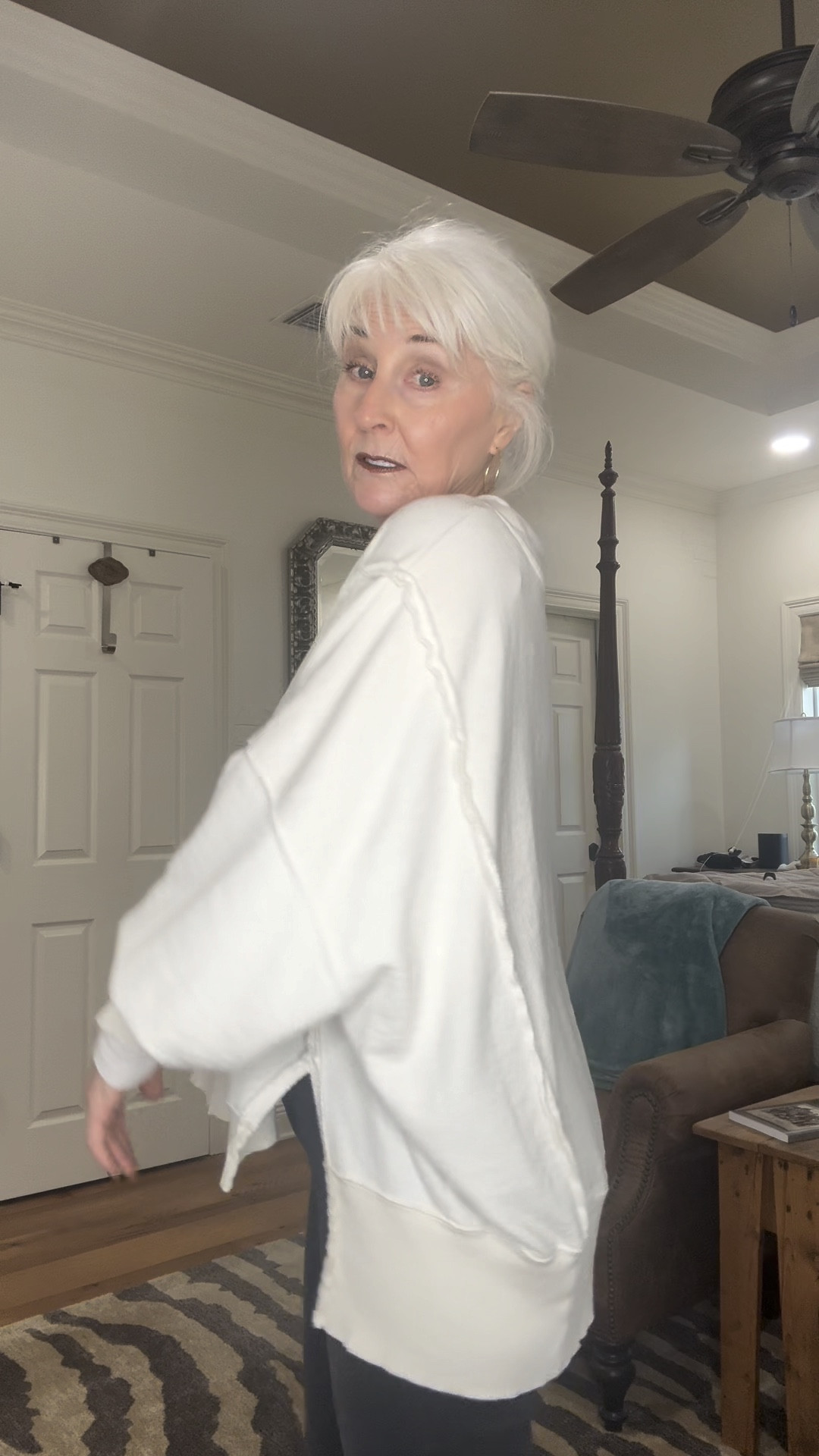 Rushing to an appointment. Drizzly weather outfit  

#LTKshoecrush #LTKVideo #LTKover40