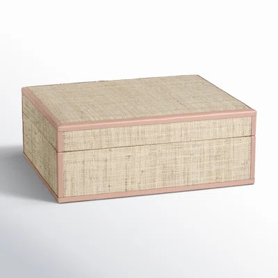 Hadaway Fiber Raffia Decorative Box | Wayfair North America