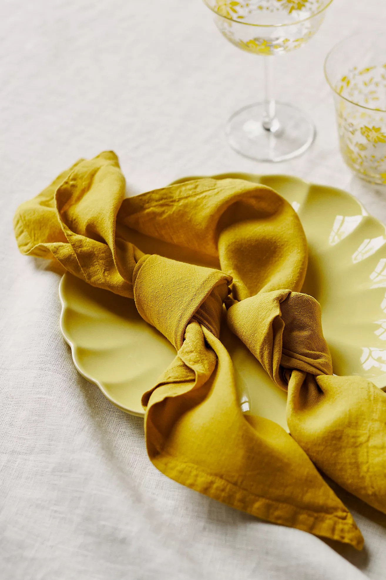 Edison Portuguese Linen Napkins, Set of 4 | Anthropologie (US)