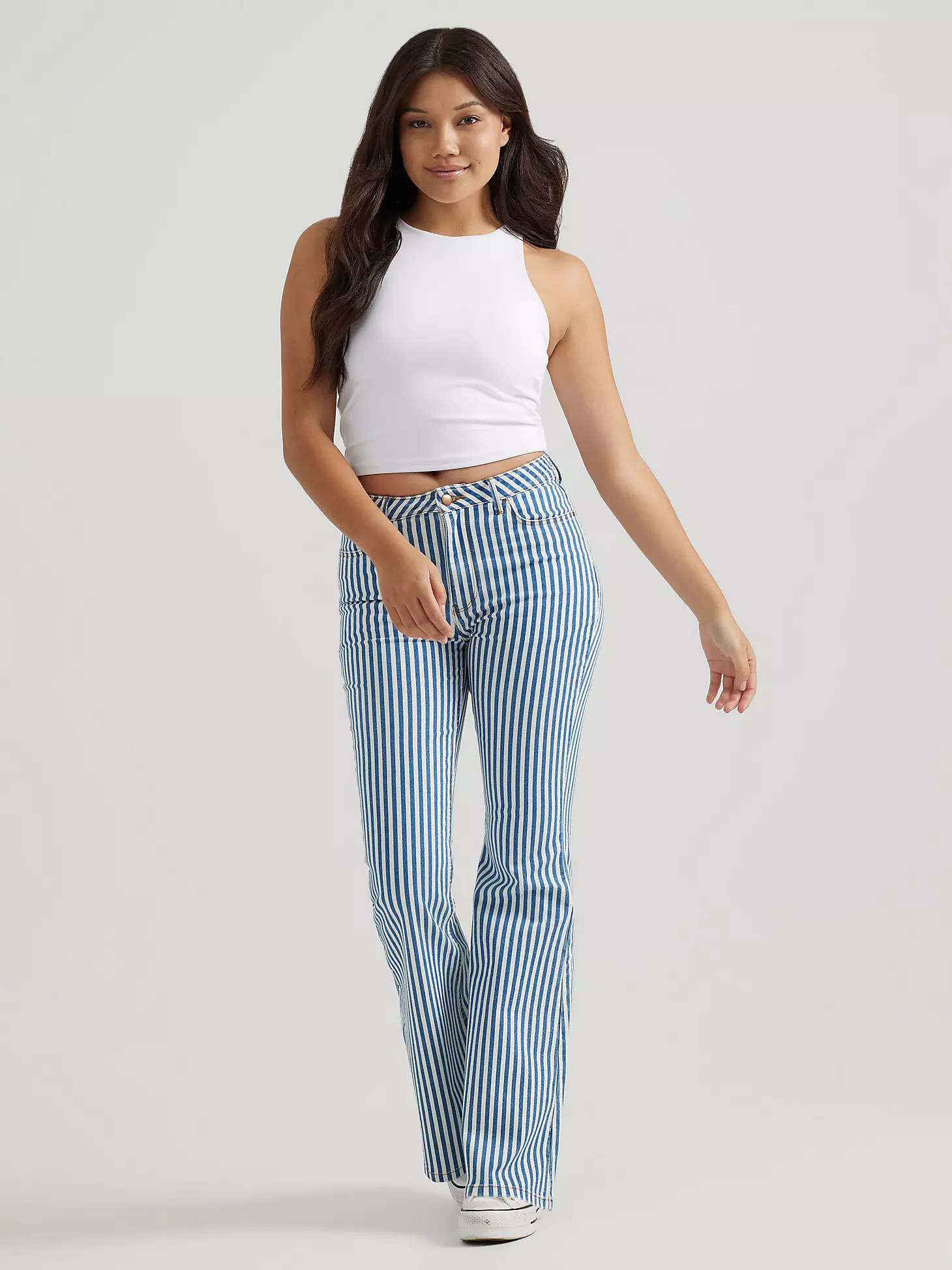 Women's Fierce Flare Stripe Jean in Venice Stripe | Wrangler